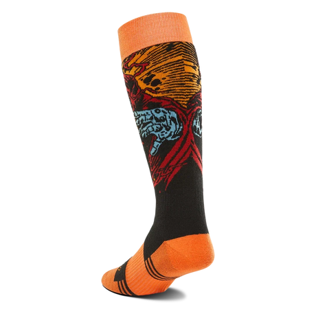 THIRTYTWO 32 Merino Snow Socks Orange Men's Snowboard Socks Thirtytwo 