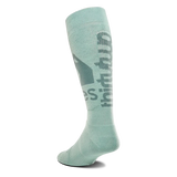 THIRTYTWO Women's Jones Merino Snow Socks Light Blue Women's Snowboard Socks Thirtytwo 