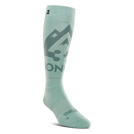 THIRTYTWO Women's Jones Merino Snow Socks Light Blue Women's Snowboard Socks Thirtytwo 