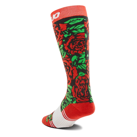 THIRTYTWO Women's Double Snow Socks Red/Black Women's Snowboard Socks Thirtytwo 