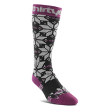 THIRTYTWO Women's Double Snow Socks Purple Women's Snowboard Socks Thirtytwo 