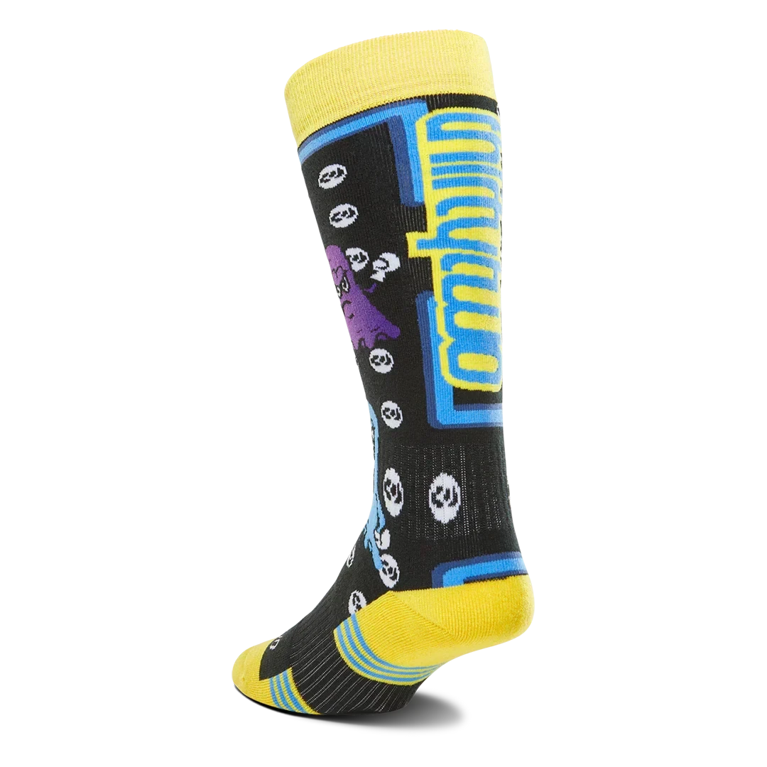THIRTYTWO Youth Double Snow Socks Yellow Youth Snowboard Socks Thirtytwo 
