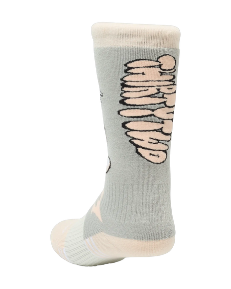 THIRTYTWO Women's Merino Snow Socks Pink Women's Snowboard Socks Thirtytwo 