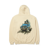 HUF x Toyota Trailhunter Tacoma Overland Pullover Hoodie Sand Men's Pullover Hoodies Huf 