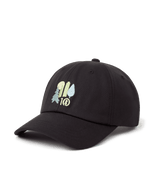 TENTREE Urban Abstract Peak Hat Meteorite Black/Gulf Stream Men's Hats Tentree 