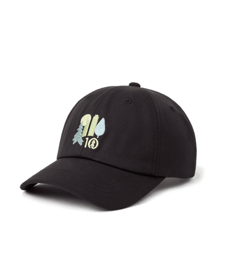 TENTREE Urban Abstract Peak Hat Meteorite Black/Gulf Stream Men's Hats Tentree 