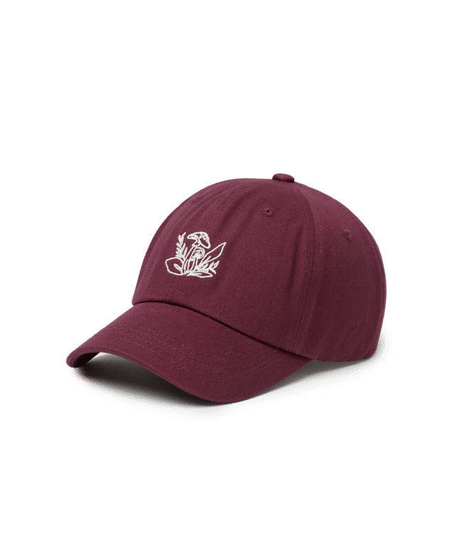 TENTREE Women's Understory Peak Hat Deep Burgundy/Warm Oak Women's Hats Tentree 