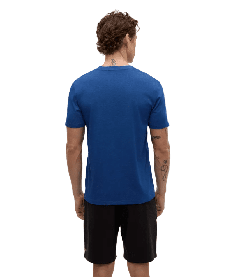 TENTREE Juniper T-Shirt Nightfall Heather/White Men's Short Sleeve T-Shirts Tentree 
