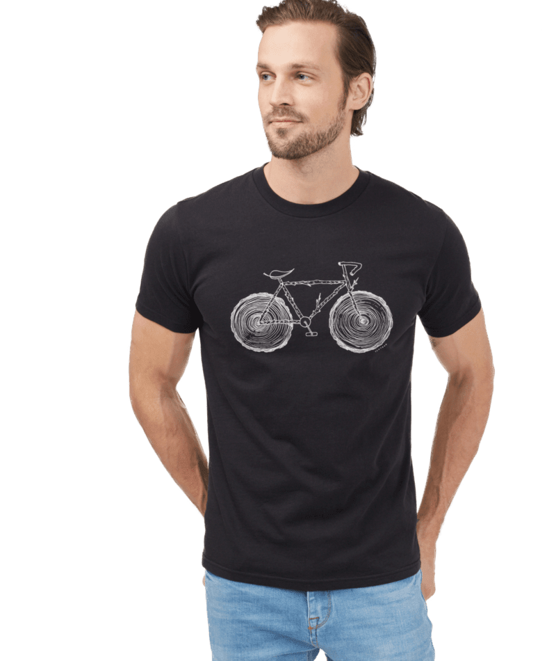 TENTREE Elms Classic T-Shirt Meteorite Black Men's Short Sleeve T-Shirts Tentree 