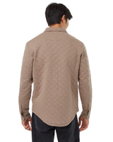 TENTREE Colville Quilted Shacket Fossil Men's Street Jackets Tentree 