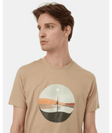 TENTREE Artist Portal T-Shirt Barley/Ocean Men's Short Sleeve T-Shirts Tentree 