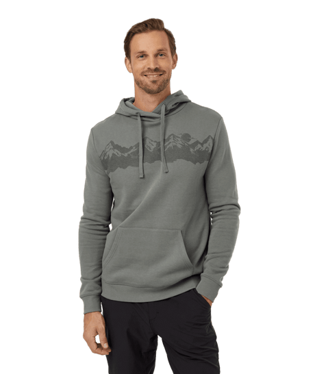 TENTREE Mountain Range Pullover HoodieMineral/Kambaba Men's Pullover Hoodies Tentree 