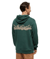 TENTREE Mountain Range Pullover Hoodie Forest Pine/Birchwood Men's Pullover Hoodies Tentree 