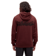 TENTREE Mountain Range Pullover Hoodie Red Chestnut/Meteorite Black Men's Pullover Hoodies Tentree 