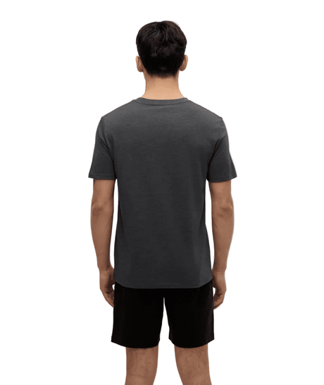 TENTREE Sasquatch T-Shirt Graphite Heather/Floatie Men's Short Sleeve T-Shirts Tentree 