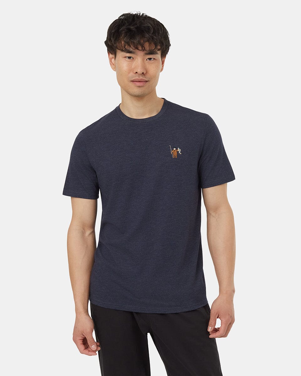 TENTREE Sasquatch T-shirt - Men's Blue (Size: L)