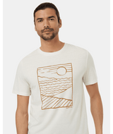 TENTREE Artist Series Oasis T-Shirt Undyed/Golden Brown Men's Short Sleeve T-Shirts Tentree 