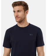 TENTREE Woodblock Ten T-Shirt Midnight Blue/Canyon Blue Men's Short Sleeve T-Shirts Tentree 
