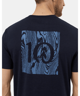 TENTREE Woodblock Ten T-Shirt Midnight Blue/Canyon Blue Men's Short Sleeve T-Shirts Tentree 