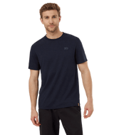 TENTREE Woodblock Ten T-Shirt Midnight Blue/Canyon Blue Men's Short Sleeve T-Shirts Tentree 