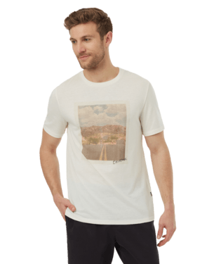 TENTREE Vintage Photo T-Shirt Undyed/Desert Road Men's Short Sleeve T-Shirts Tentree 