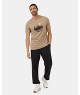 TENTREE Artist Series Love Flourishes T-Shirt Khaki/Cypress Men's Short Sleeve T-Shirts Tentree 