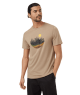 TENTREE Artist Series Love Flourishes T-Shirt Khaki/Cypress Men's Short Sleeve T-Shirts Tentree 