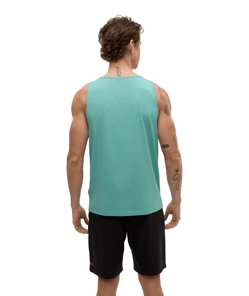 TENTREE Pender Tank Turquoise Sky Heather Men's Tank Tops Tentree 