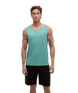 TENTREE Pender Tank Turquoise Sky Heather Men's Tank Tops Tentree 
