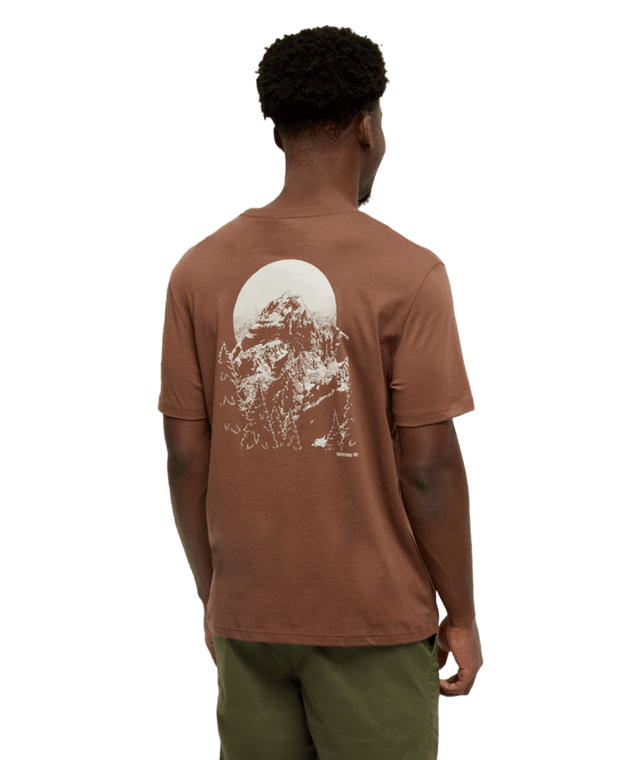 TENTREE Summit T-Shirt Clove/Vintage White Men's Short Sleeve T-Shirts Tentree 