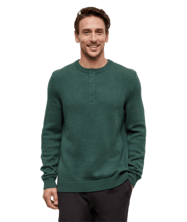 TENTREE Dalton Sweater Forest Pine Heather Men's Sweaters Tentree 