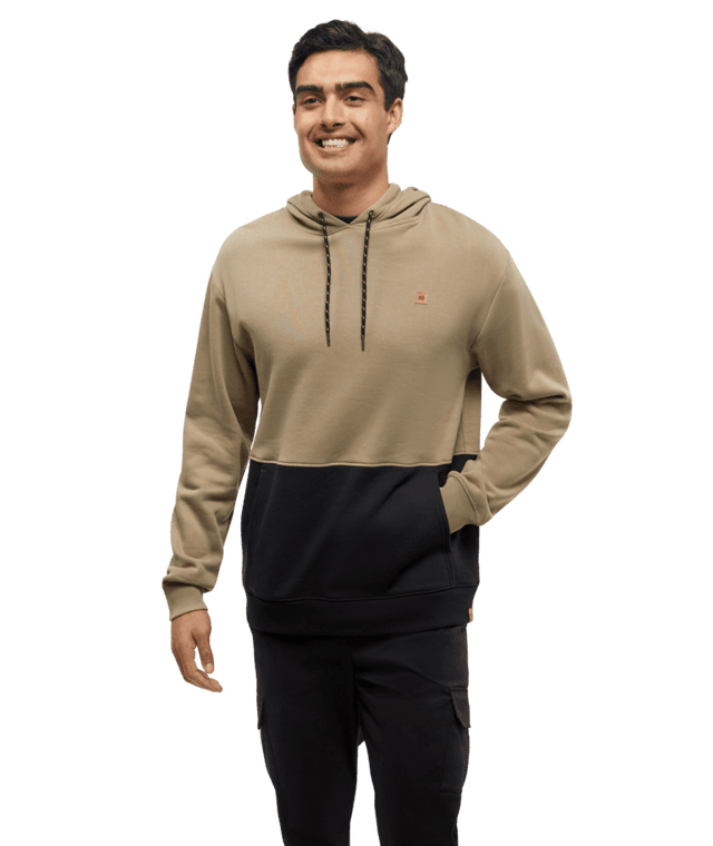 TENTREE Howson Hoodie Khaki/Meteorite Black Men's Pullover Hoodies Tentree 