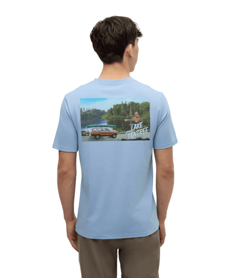 TENTREE Lake Tentree T-Shirt Lakeside Blue/Lake Day Men's Short Sleeve T-Shirts Tentree 