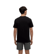 TENTREE Haiti Palm Logo T-Shirt Meteorite Black/Turquoise Sky Men's Short Sleeve T-Shirts Tentree 