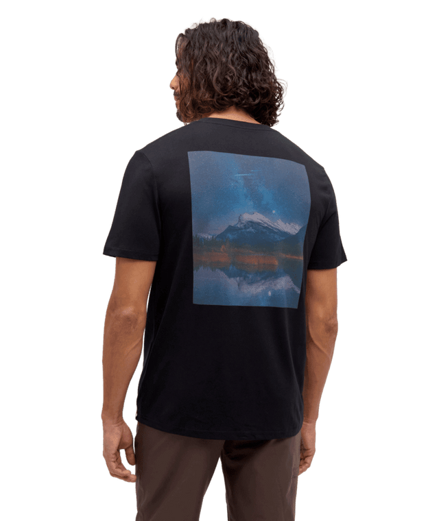 TENTREE Parks Midnight Mountain T-Shirt Meteorite Black/Midnight Mountain Men's Short Sleeve T-Shirts Tentree 