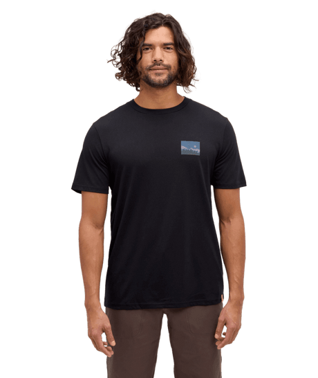 TENTREE Parks Midnight Mountain T-Shirt Meteorite Black/Midnight Mountain Men's Short Sleeve T-Shirts Tentree 