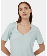 TENTREE Women's Treeblend V-Neck T-Shirt Surf Spray Heather Women's T-Shirts Tentree 