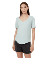 TENTREE Women's Treeblend V-Neck T-Shirt Surf Spray Heather Women's T-Shirts Tentree 