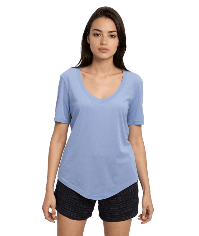 TENTREE Women's Brackley T-Shirt Lakeside Blue Heather Women's Short Sleeve T-Shirts Tentree 