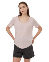 TENTREE Women's Treeblend V-Neck T-Shirt Violet Haze Heather Women's T-Shirts Tentree 