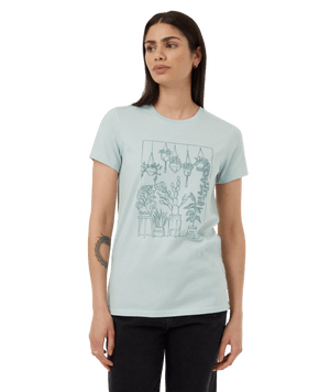 TENTREE Women's Plant Club T-Shirt Surf Spray Heather/Mountain Mist Women's T-Shirts Tentree 