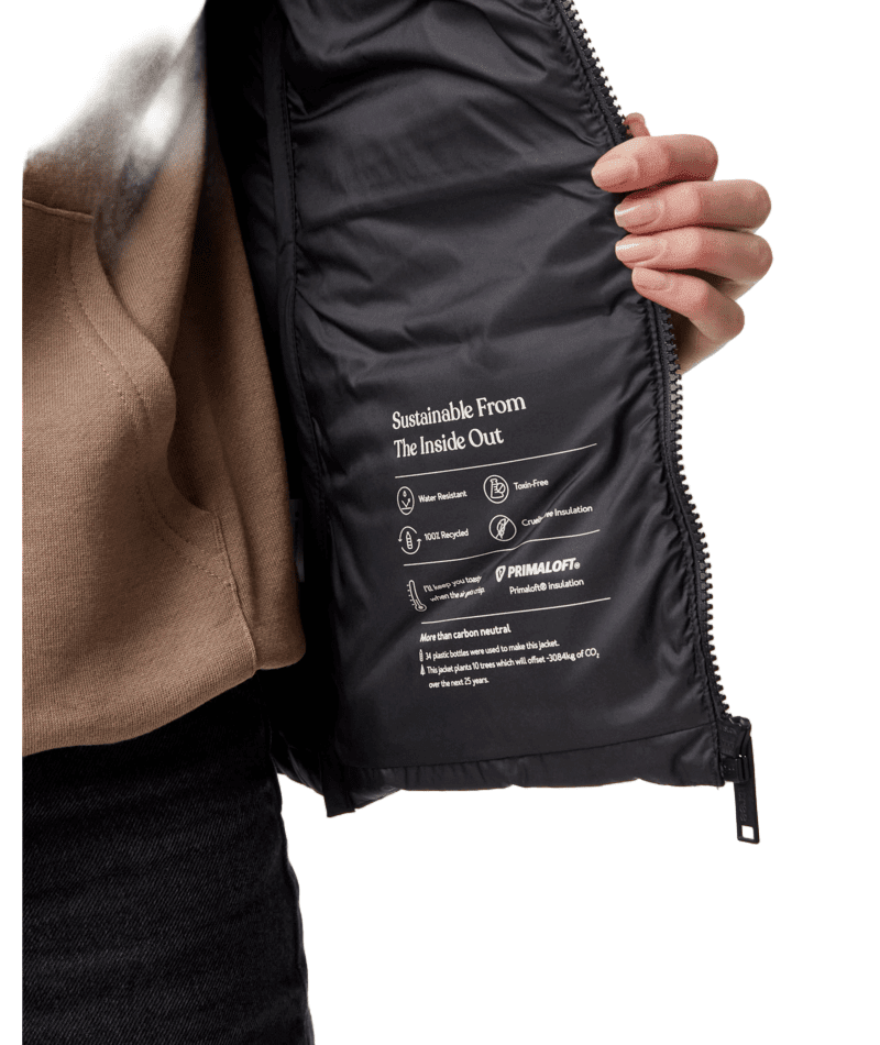 TENTREE Women's Boulder Vest Meteorite Black Women's Vests Tentree 