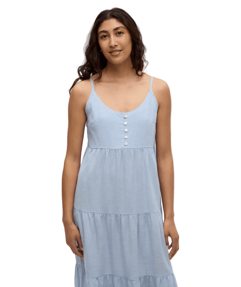 TENTREE Women's Hopewell Dress Lakeside Blue Women's Dresses Tentree 