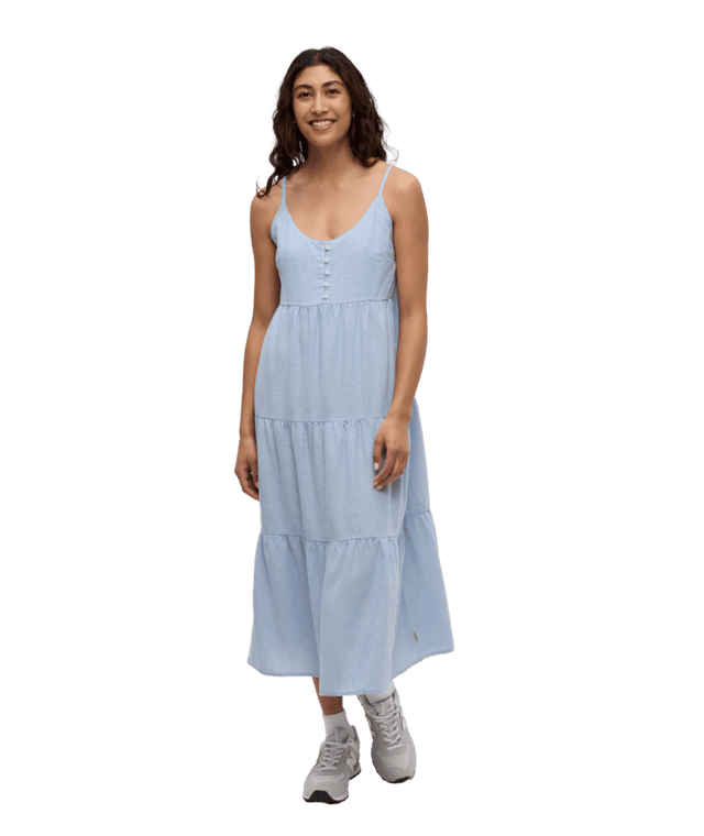 TENTREE Women's Hopewell Dress Lakeside Blue Women's Dresses Tentree 