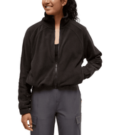 TENTREE Women's Palisade Full Zip Meteorite Black Women's Sweaters Tentree 