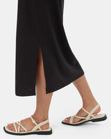 TENTREE Women's TreeBlend V-Neck Midi Dress Meteorite Black Women's Dresses Tentree 