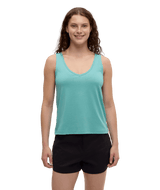 TENTREE Women's Kinney Tank Turquoise Sky Heather Women's Tank Tops and Halter Tops Tentree 