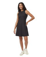 TENTREE Women's TechRib Dress Meteorite Black Women's Dresses Tentree 