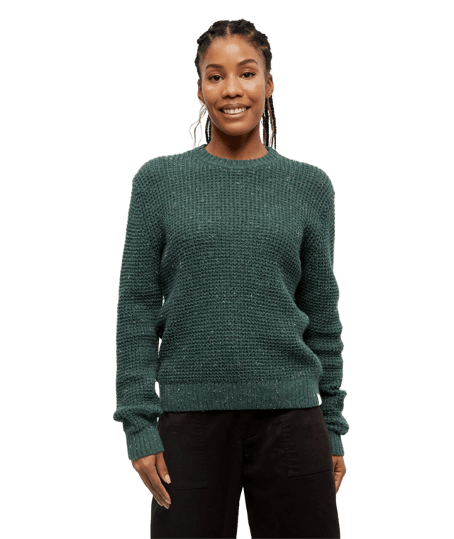 TENTREE Women's Morrell Sweater Forest Pine Nep Women's Sweaters Tentree 