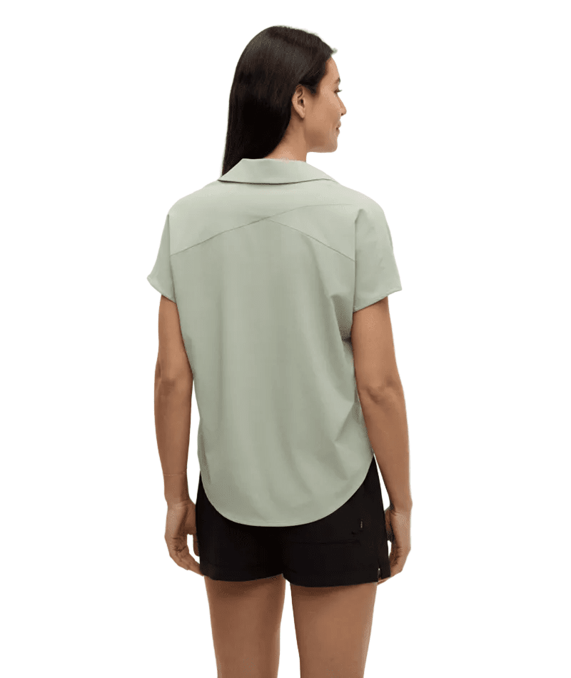 TENTREE Women's Harding Button Up Shirt Light Moss Women's Blouses Tentree 
